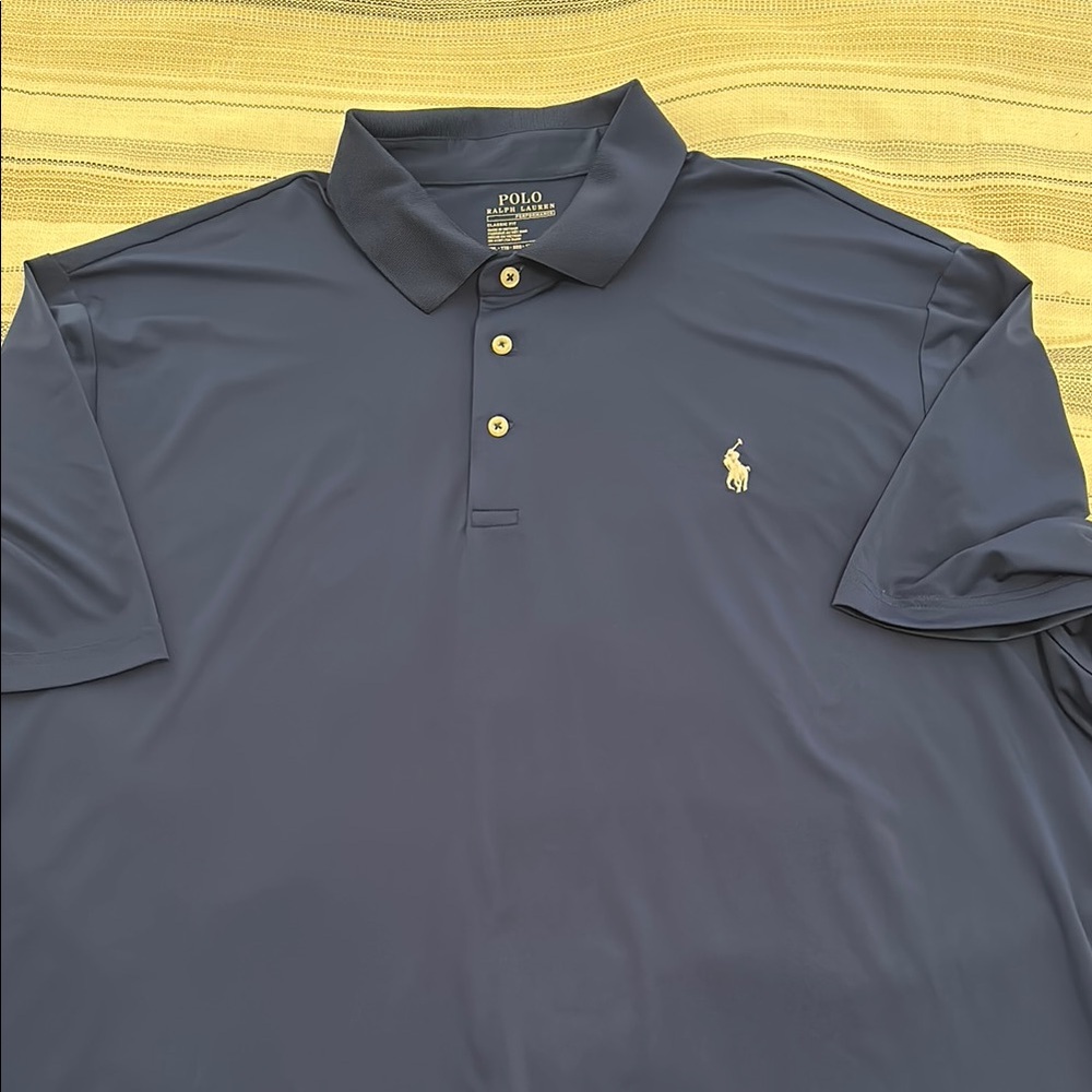 Polo by Ralph Lauren Blue Performance Polo Shirt